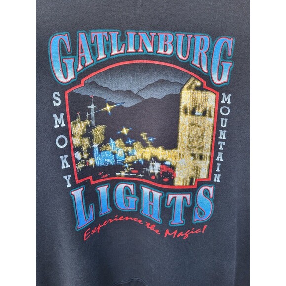 Vintage Gatlinburg Smoky Mountains Graphic Sweatshirt 90s Made In USA Size XL - Picture 2 of 7